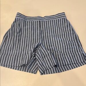 Banana Republic Factory High Waist Gray and Black Shorts